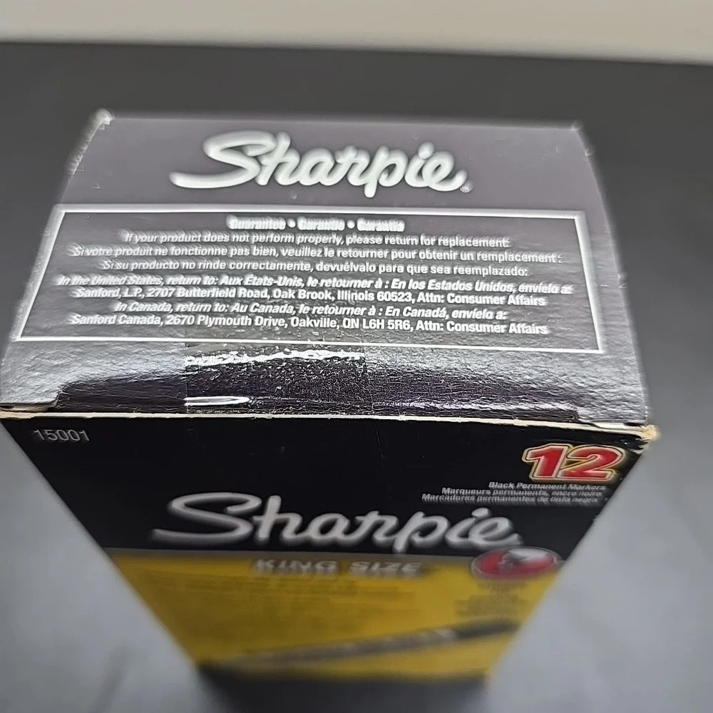 Lot Of 12 Vintage 2006 Sharpie Sanford King Size Chisel Tip Permanent Markers